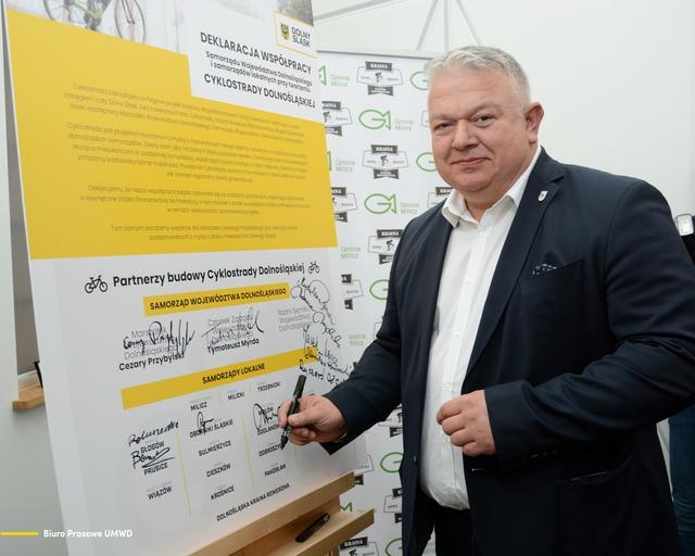 Cyklostrada dolnośląska również w gminie Wołów