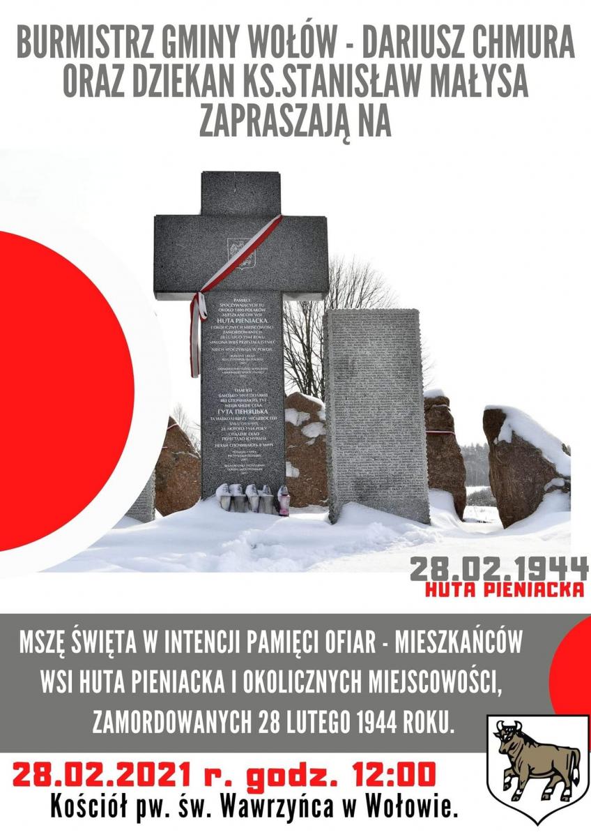Msza święta w intencji ofiar zbrodni w Hucie Pieniackiej