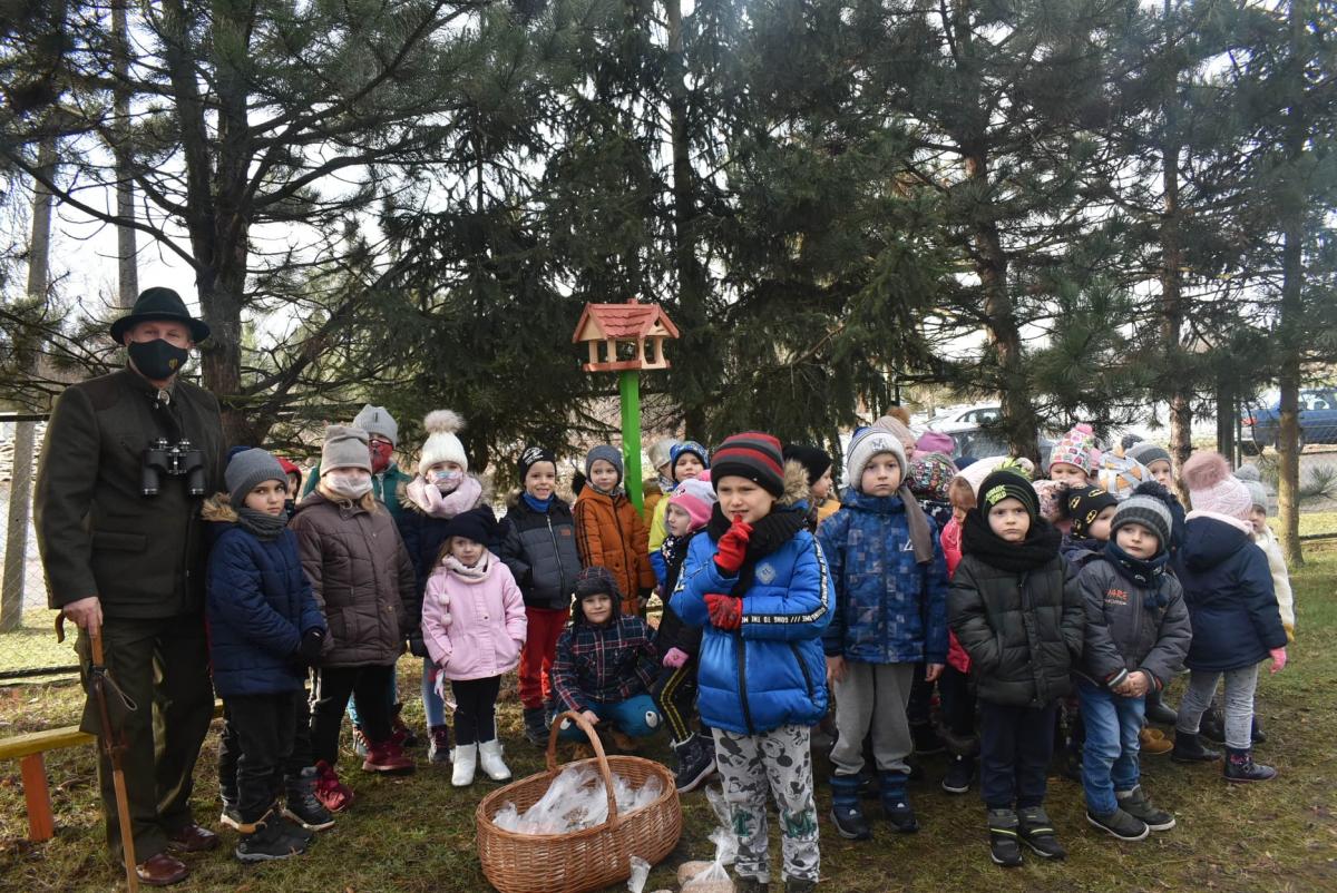 Edukacyjne spotkanie w szkole w Orzeszkowie