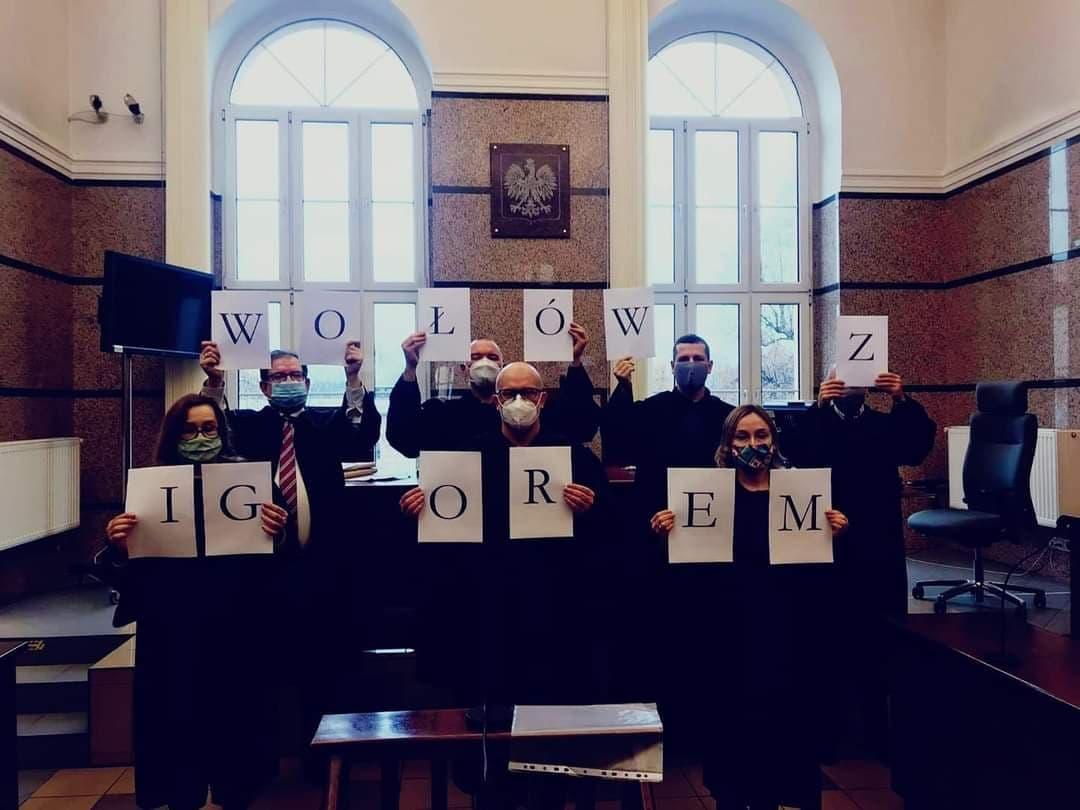 Sędziowie z Wołowa solidaryzują się z Igorem Tuleją