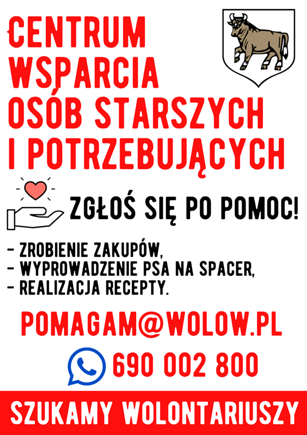 Szukają wolontariuszy do Centrum Wsparcia Seniorów i Osób Potrzebujących