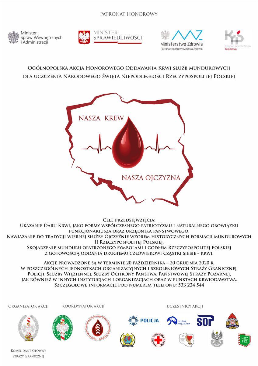Nasza krew-nasza ojczyzna. Ruszyła akcja honorowego krwiodawstwa