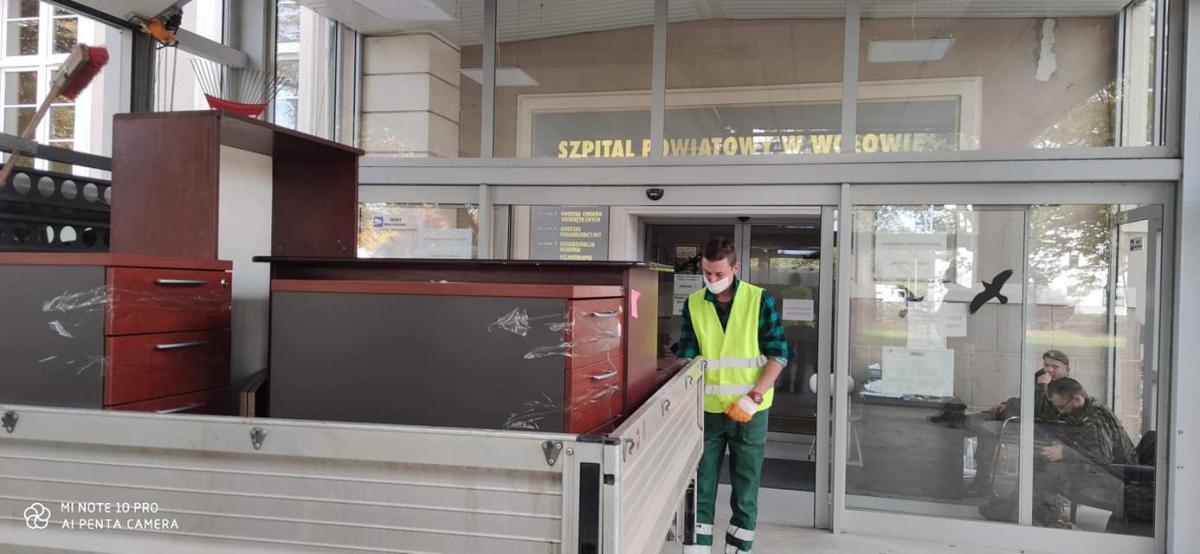 Przygotowują szpital w Wołowie do leczenia chorych na koronawirusa