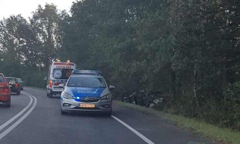 Wypadek na trasie Brzeg Dolny - Wołów