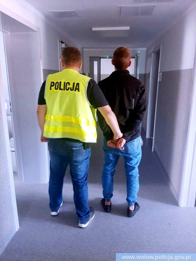 Do ustalenia sprawcy włamania przyczynił się pies tropiący