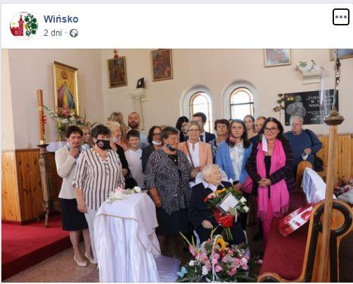 Setne urodziny Jadwigi Kokoszkiewicz z Małowic