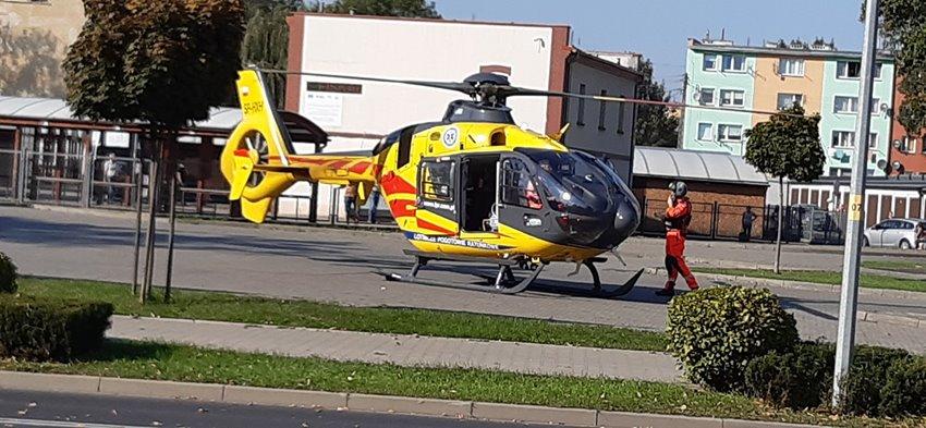 Lotnicze Pogotowie Ratunkowe lądowało w Wołowie
