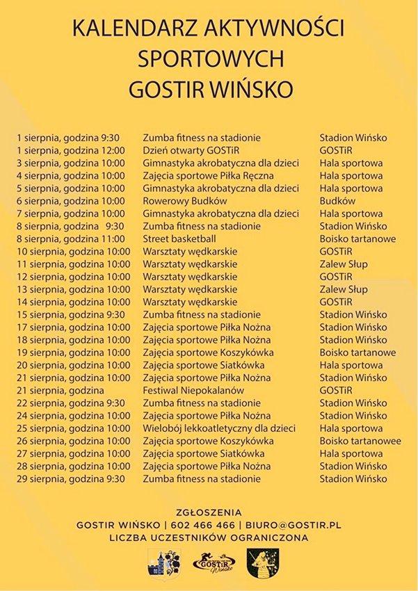 Wycieczki, zumba, turnieje i warsztaty, czyli aktywny sierpień w Wińsku