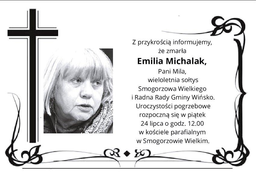Zmarła Emilia Michalak, wieloletnia sołtys i radna