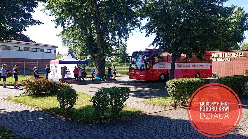 Mobilny Punktu Poboru Krwi w Wołowie pracuje do godziny 13