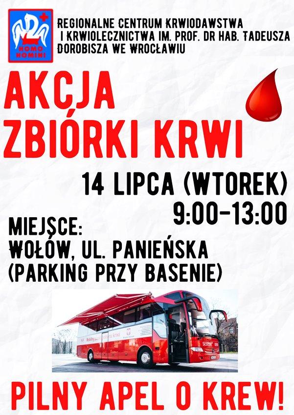 Centrum krwiodawstwa zaprasza na zbiórkę krwi