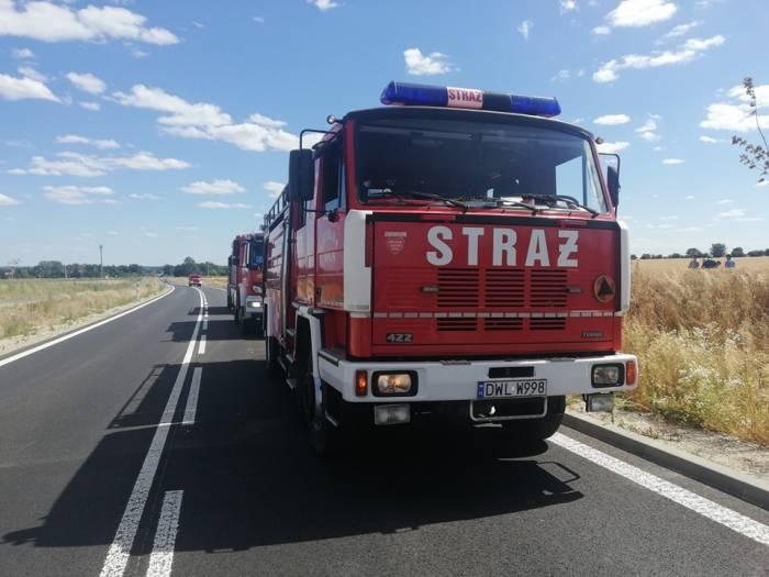 Paliła się stodoła i auto