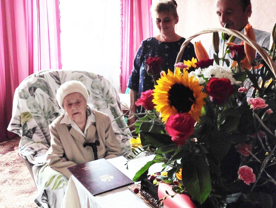 Mieszkanka gminy Wołów obchodziła swoje 100 urodziny