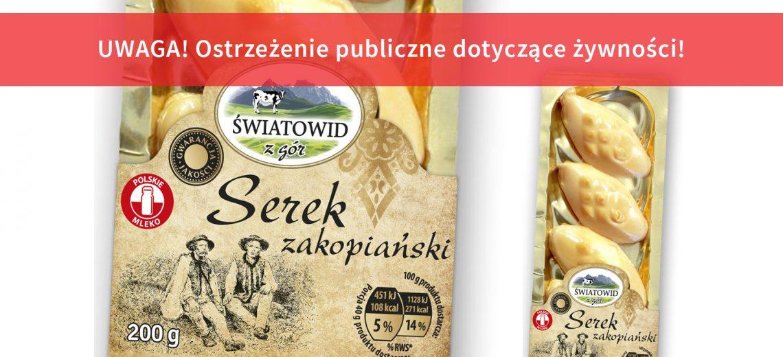 Groźna bakteria w serku!