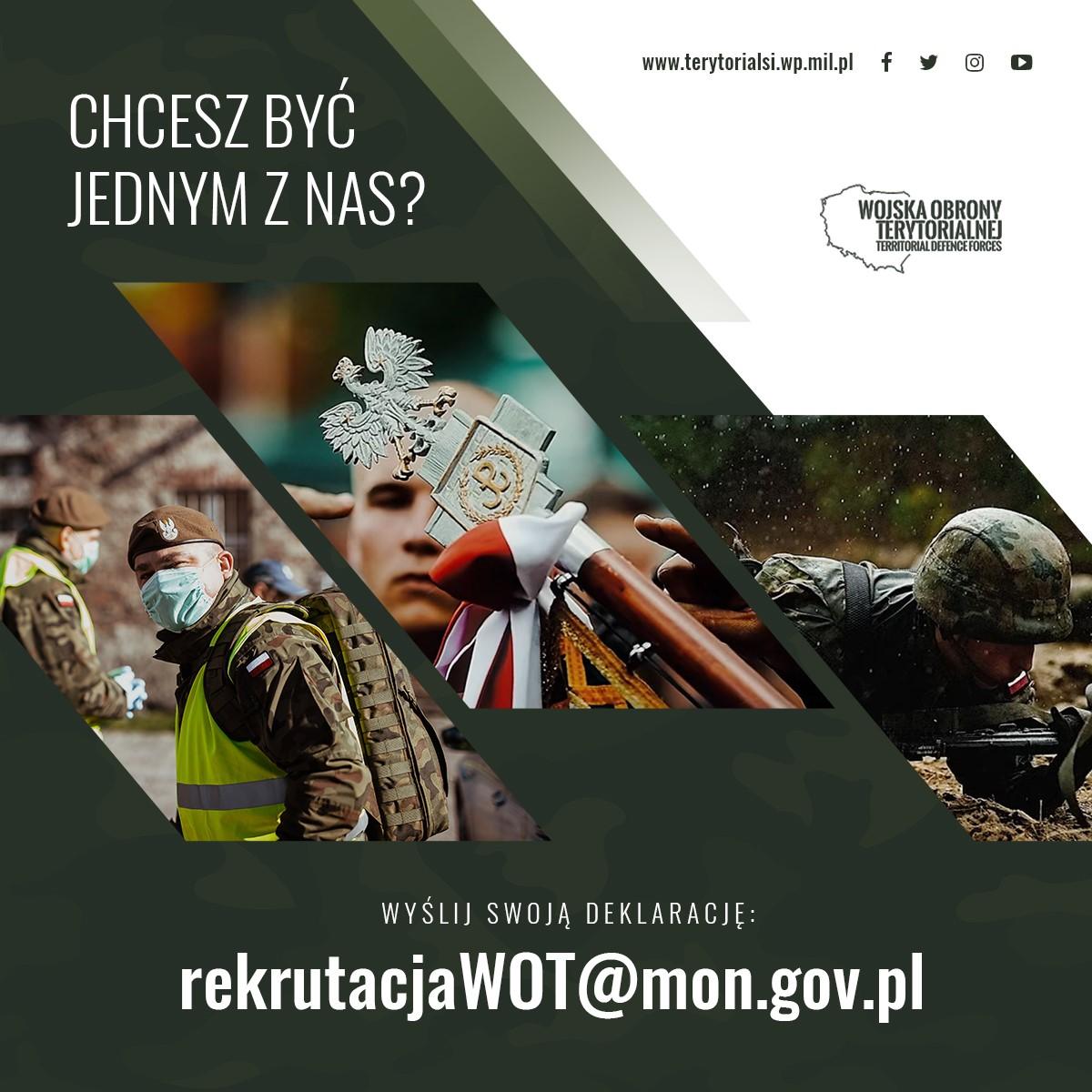 Chcesz zostać dolnośląskim Terytorialsem – złóż wniosek w WKU lub wyślij deklarację!