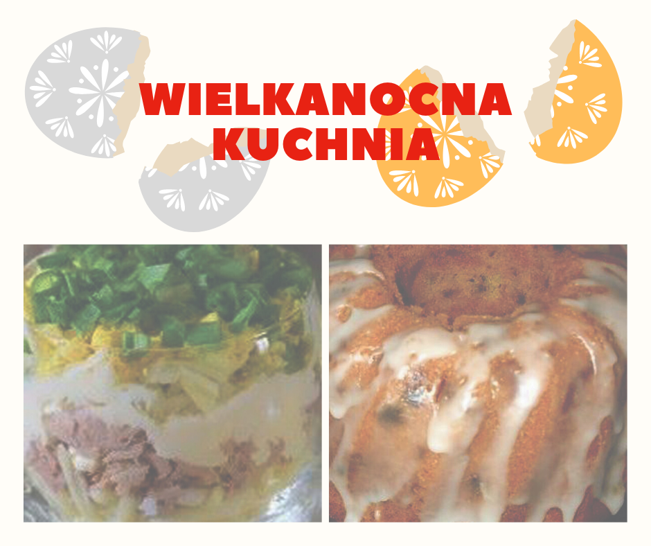 Wielkanocna babka i sałatka
