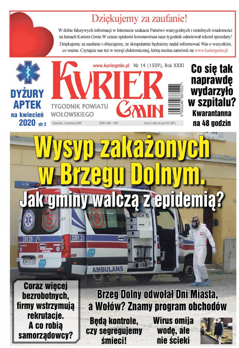 W najnowszym numerze: Wysyp zakażonych w Brzegu Dolnym. Jak gminy walczą z epidemią?