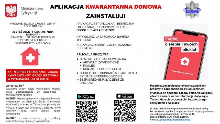 Jesteś objęty kwarantanną? Skorzystaj z bezpłatnej aplikacji „Kwarantanna domowa”