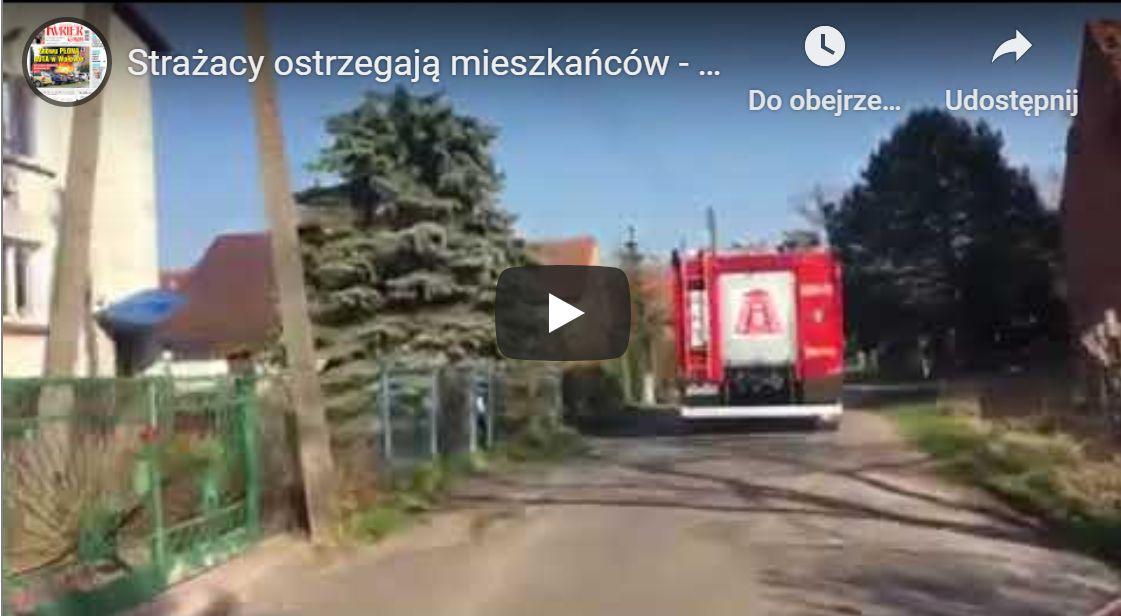 Strażacy ostrzegają - Zostańcie w domu!