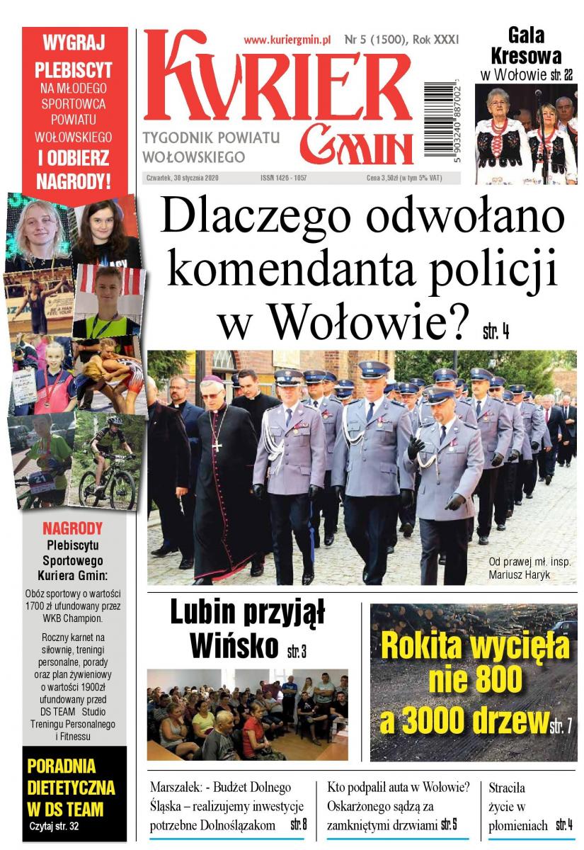 W najnowszym wydaniu: Dlaczego odwołano komendanta? Lubin przyjął Wińsko. Rokita wycięła 3 tys. drzew