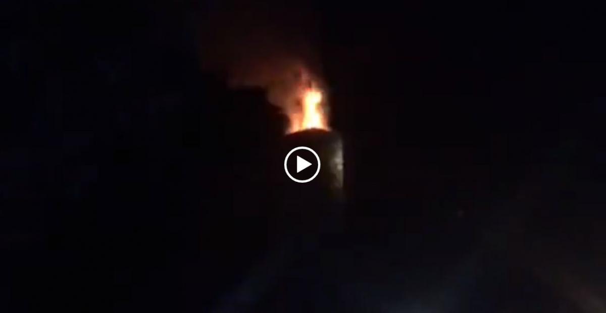 Pali się w Naborowie [wideo]