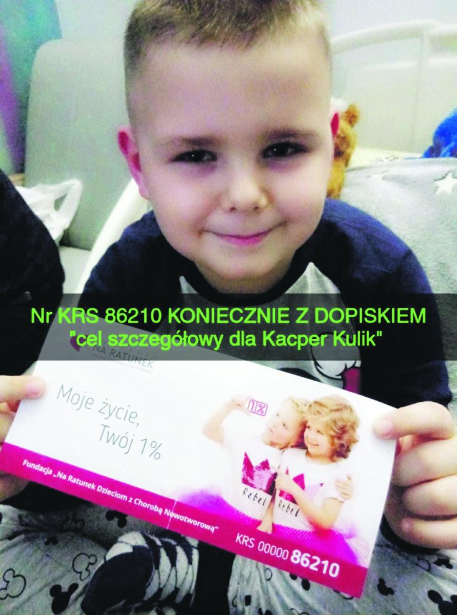 Przekaż 1% podatku. Mia i Kacperek proszą o pomoc
