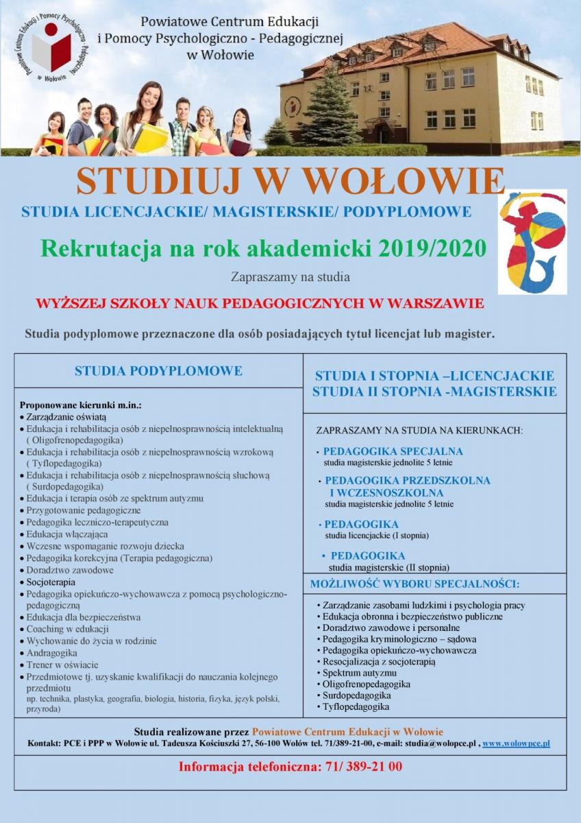 Studiuj w Wołowie