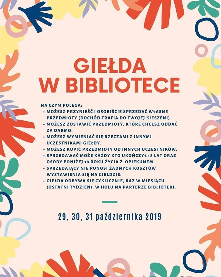 Masz niepotrzebne rzeczy? Sprzedaj, wymień lub oddaj je na giełdzie w bibliotece