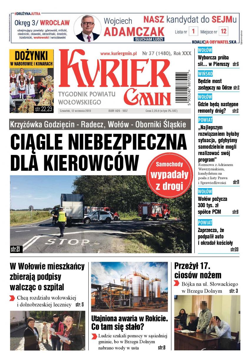 W najnowszym numerze: Krzyżówka Godzięcin-Radecz, Wołów-Oborniki Śląskie ciągle niebezpieczna dla kierowców