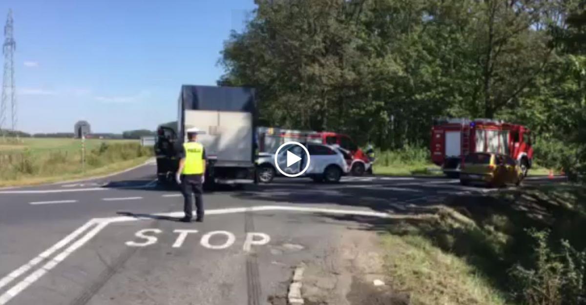 Z ostatniej chwili! Zderzenie na skrzyżowaniu koło Godzięcina
