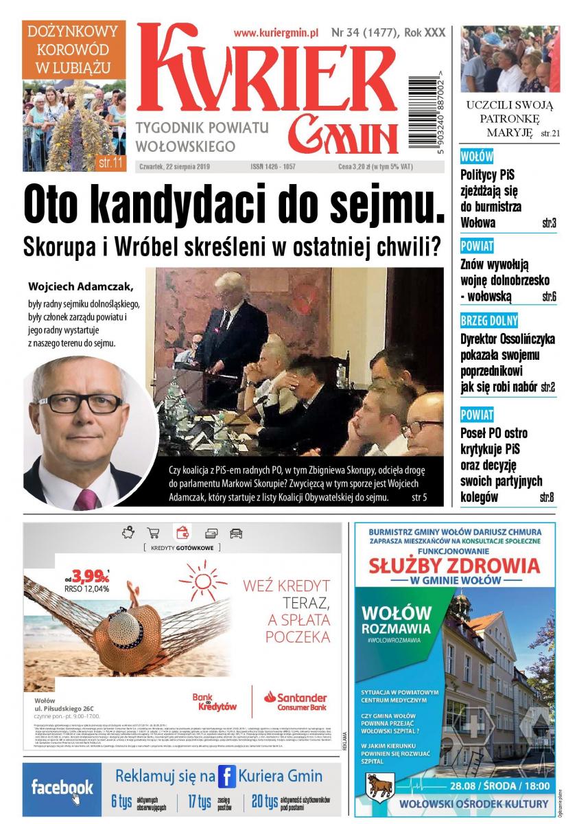 W najnowszym numerze: Oto kandydaci do sejmu. Skorupa i Wróbel skreśleni w ostatniej chwili?
