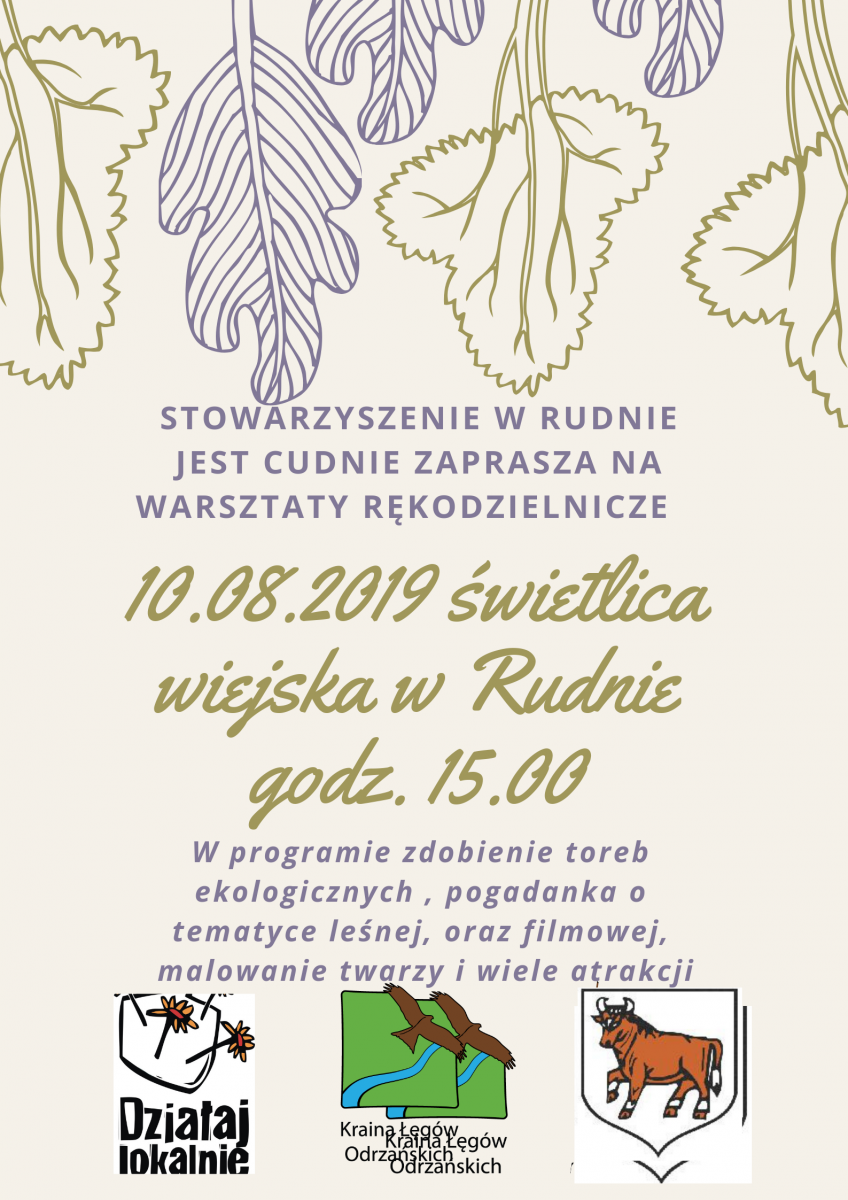 Warsztaty rękodzielnicze w Rudnie