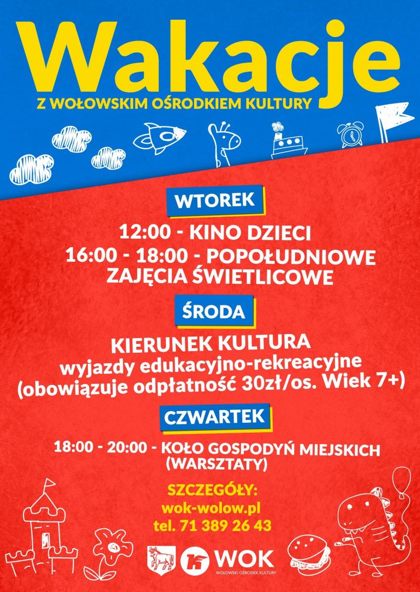 Wakacje z Wołowskim Ośrodkiem Kultury