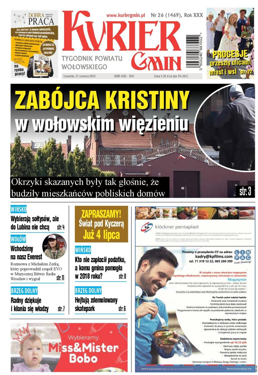 W najnowszym numerze: Zabójca Kristiny w wołowskim więzieniu!