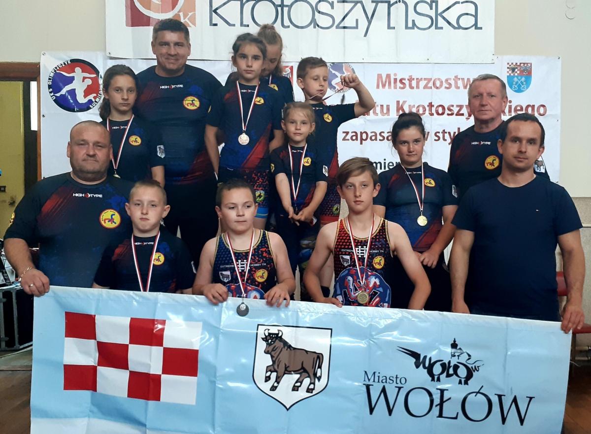 Młodzi zapaśnicy reprezentowali Wołów na Mistrzostwach Powiatu Krotoszyńskiego