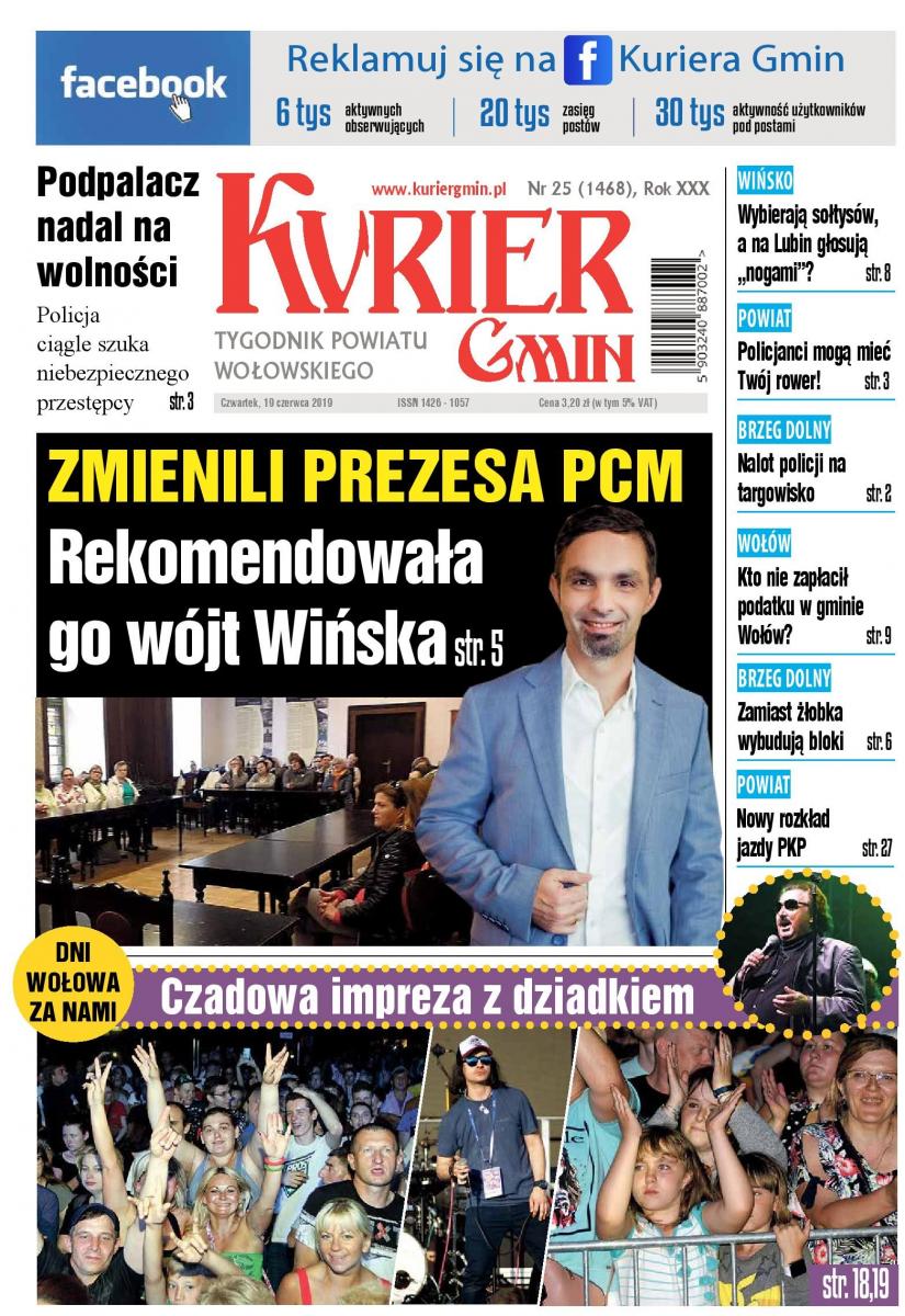 W najnowszym numerze: Zmienili prezesa PCM. Rekomendowała go wójt Wińska