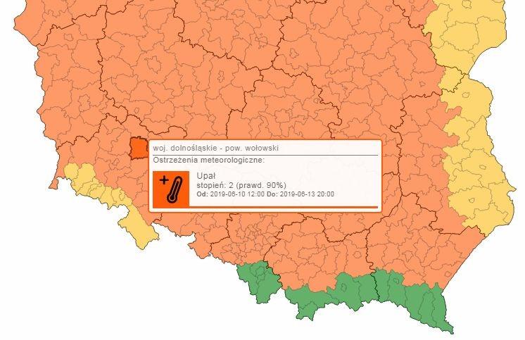 Uwaga! Upały i burze z gradem przez najbliższe kilka dni