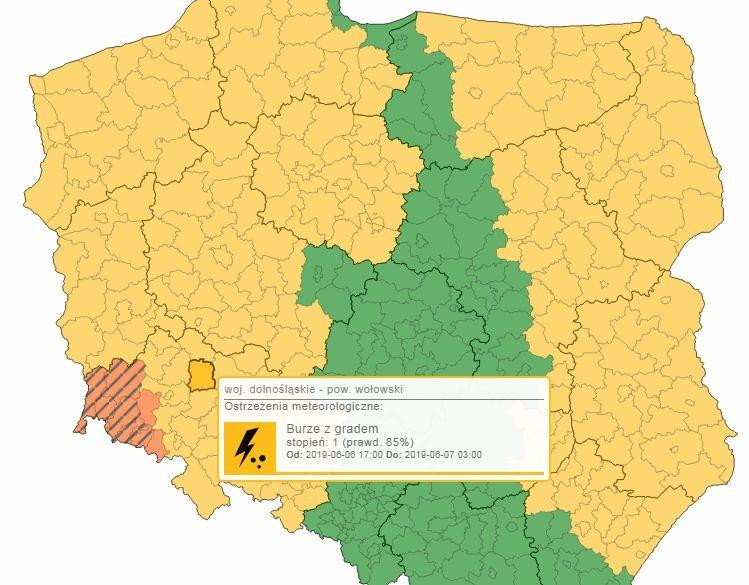 Będzie burza. IMGW wydało ostrzeżenie!