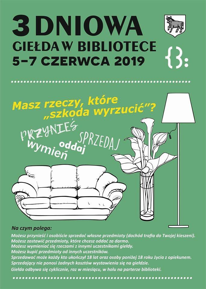Sprzedaj, kup lub wymień - 3 dniowa giełda w wołowskiej bibliotece.