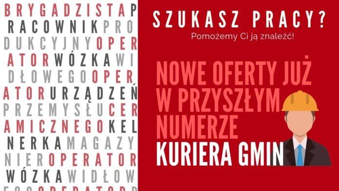 Najnowsze oferty pracy w czwartkowym Kurierze Gmin