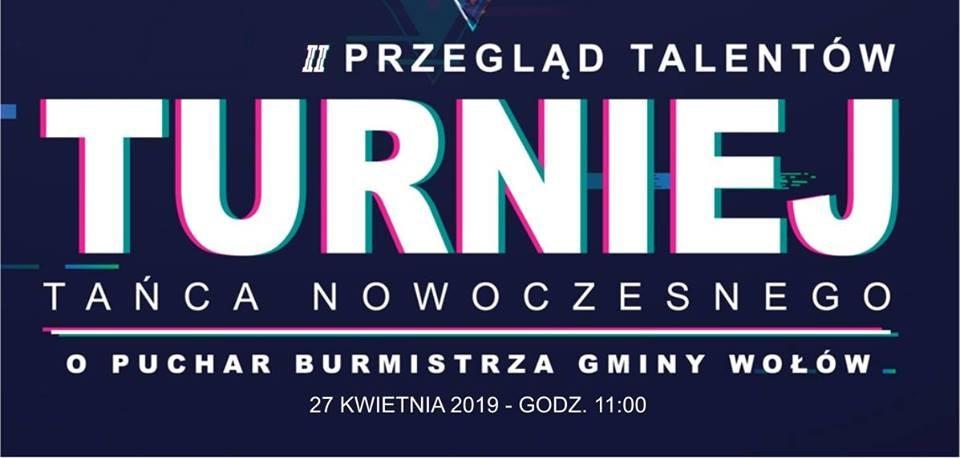 Turniej Tańca Nowoczesnego o puchar Burmistrza Gminy Wołów
