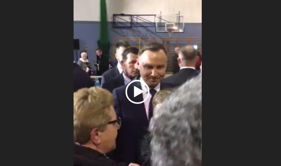 Andrzej Duda w Wołowie