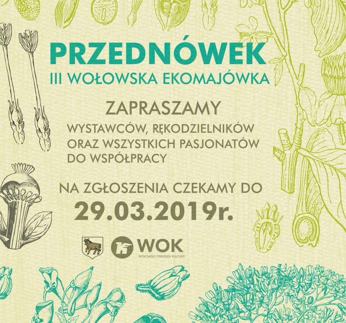 Ostatnie dni dla wystawców, aby zgłosić się na wołowską Ekomajówkę