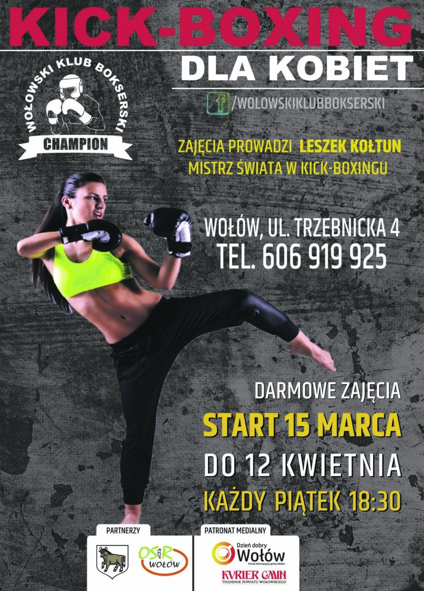 Kick-boxing dla kobiet. Darmowe zajęcia prowadzi Leszek Kołtun