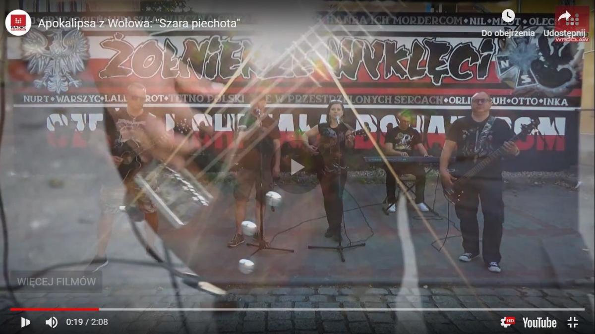 Teledysk zespołu Apokalipsa z Wołowa