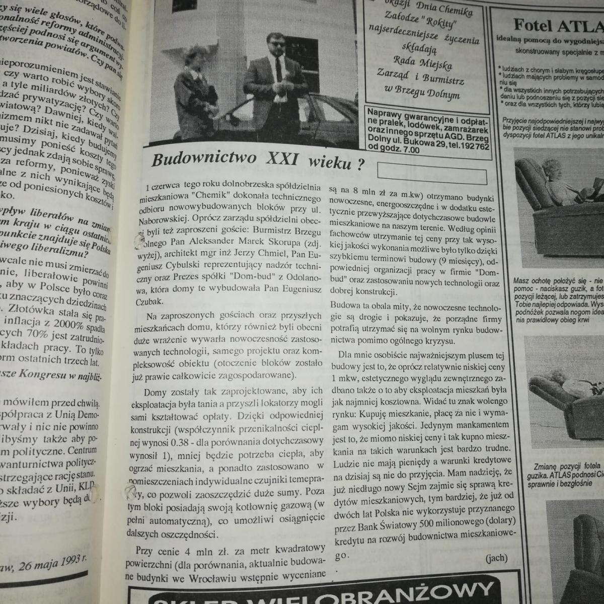 Z archiwum Kuriera: Budownictwo XXI wieku?