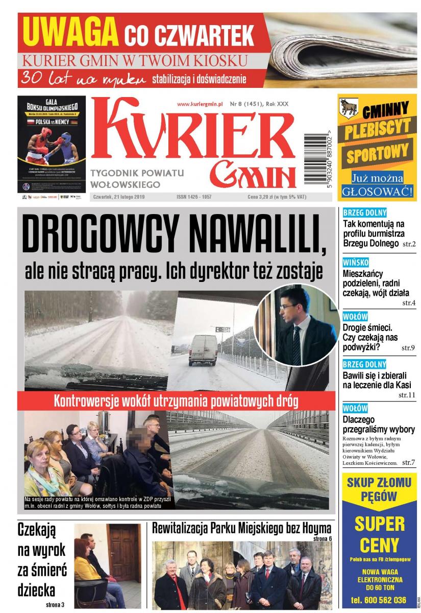 W najnowszym numerze: Drogowcy nawalili, ale nie stracą pracy.