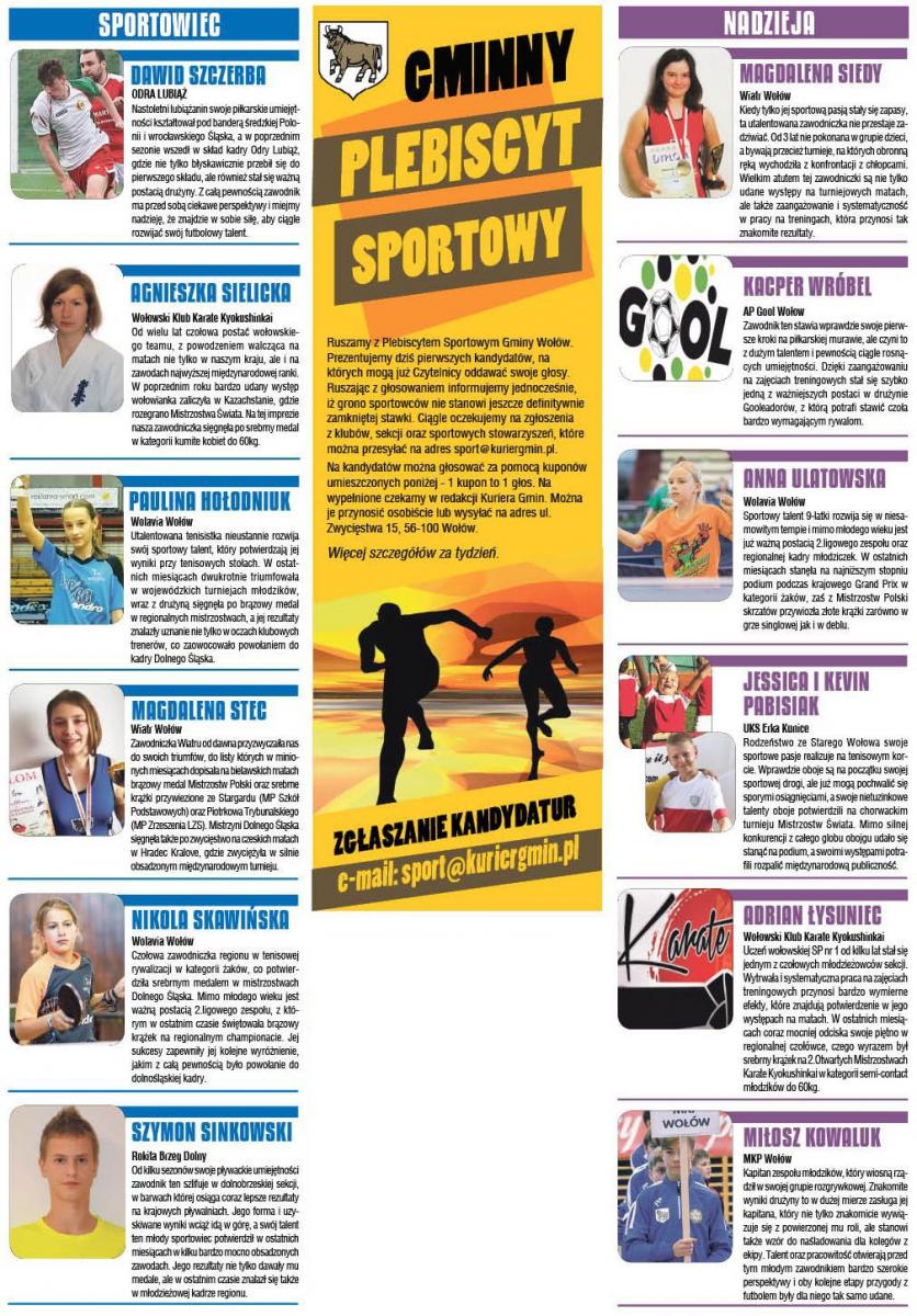 Rusza Gminny Plebiscyt Sportowy!