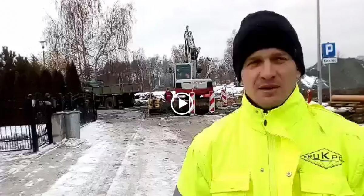 O budowie na ul. Jagodowej i Poziomkowej mówi kierownik nadzorujący prace remontowe