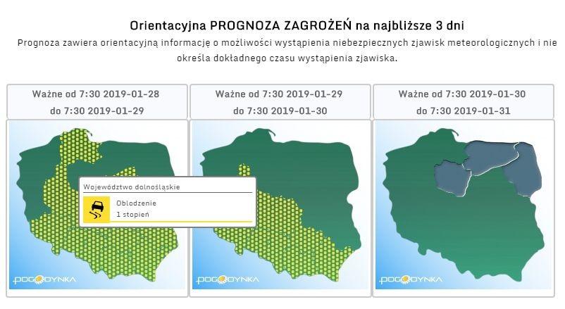 UWAGA! Synoptycy ostrzegają - od poniedziałku będzie ślisko!